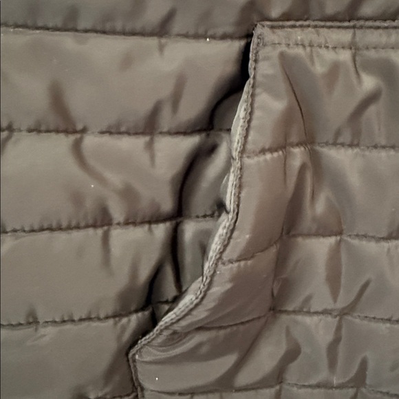 Telluride Clothing Co Full Zip Quilted Puffer Vest Black Gray Snowflake Large - Picture 5 of 12